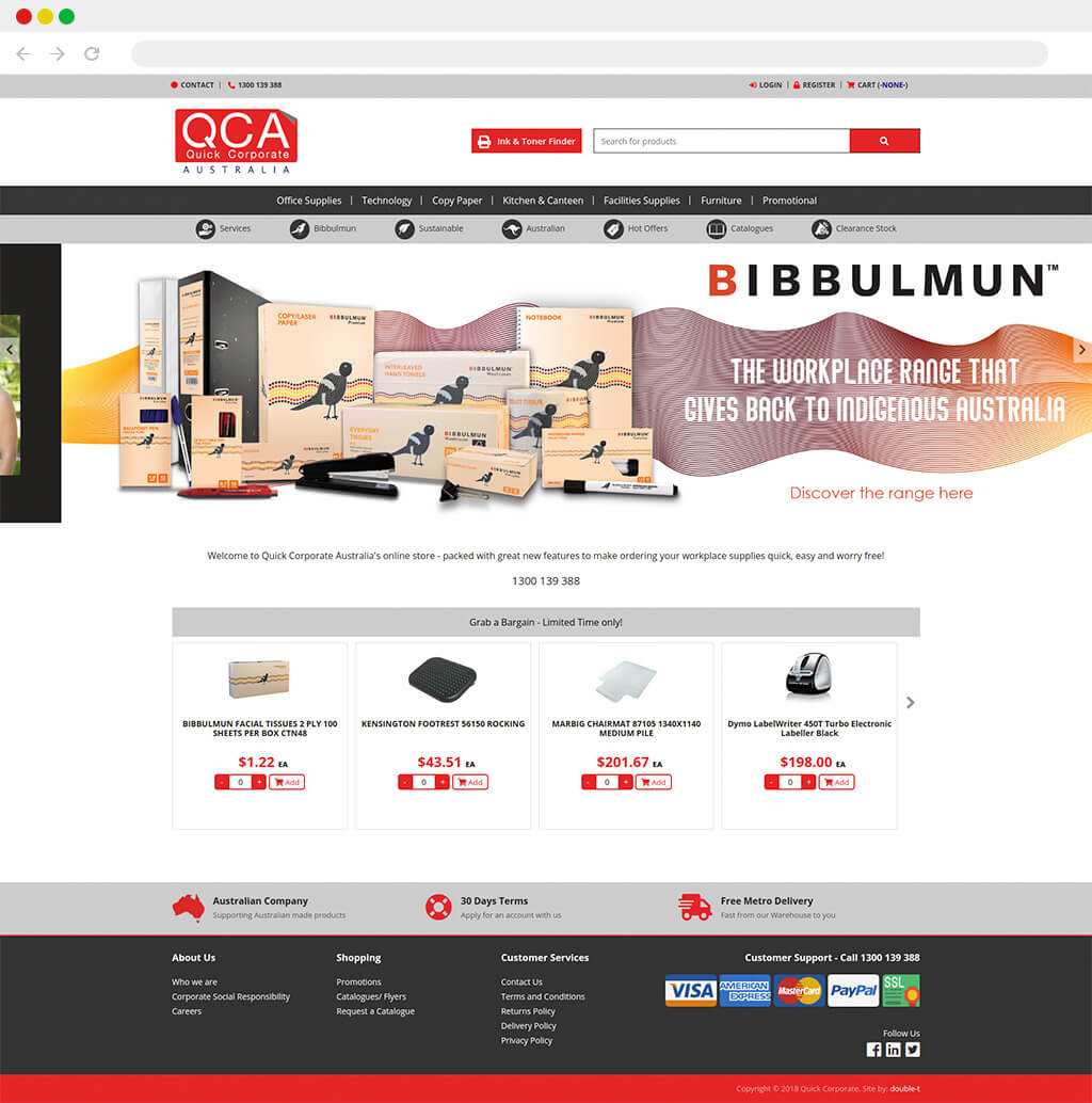 Quick Corporate Australia website